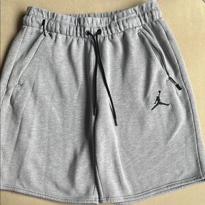 Jordan Men's Gray Shorts XL sweatpant fabric